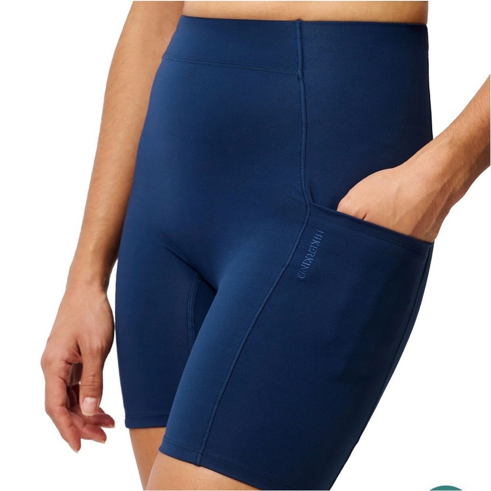 Hikerkind Base Shorts in navy/thisle size M